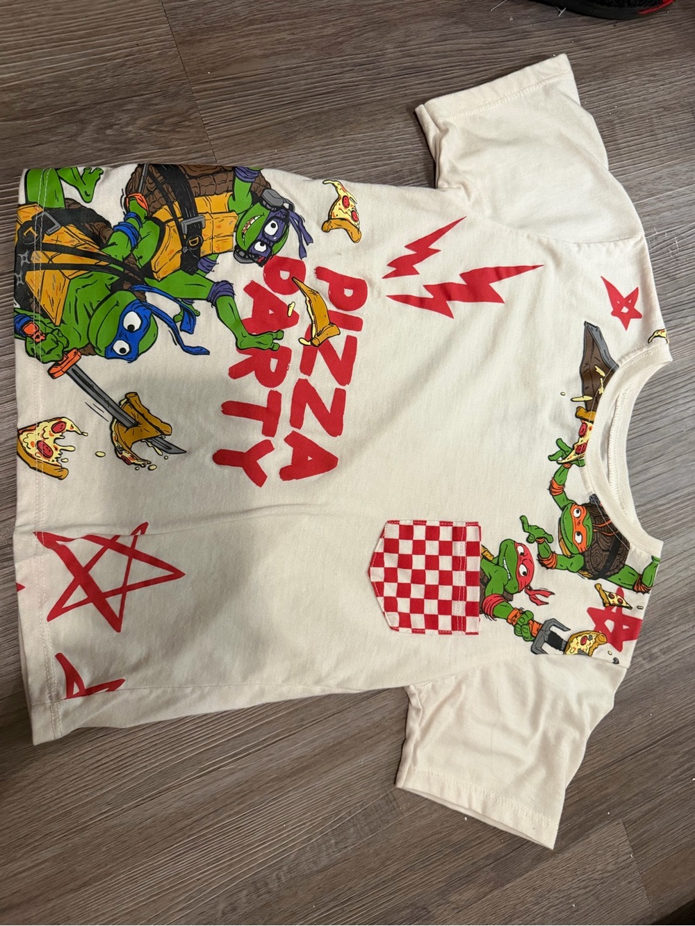 Teenage Mutant Ninja Turtles Pizza Party Graphic Kids Tee - small